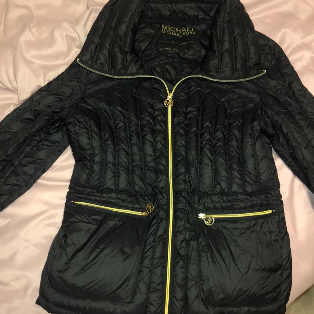 Michael Kors Packable Down Jacket Navy - image 3